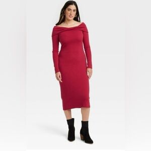Women's Long Sleeve Sweater Dress Universal Thread